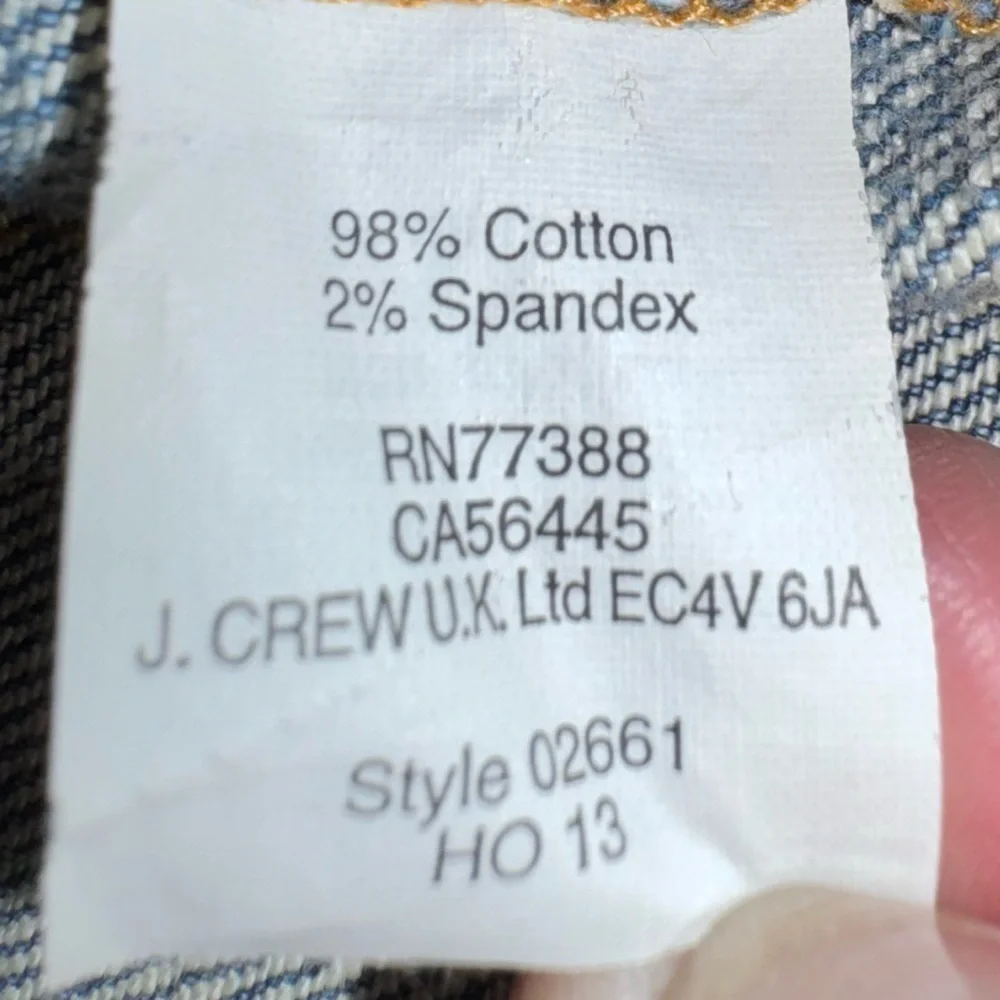 J Crew Denim Jacket size XS VGUC
